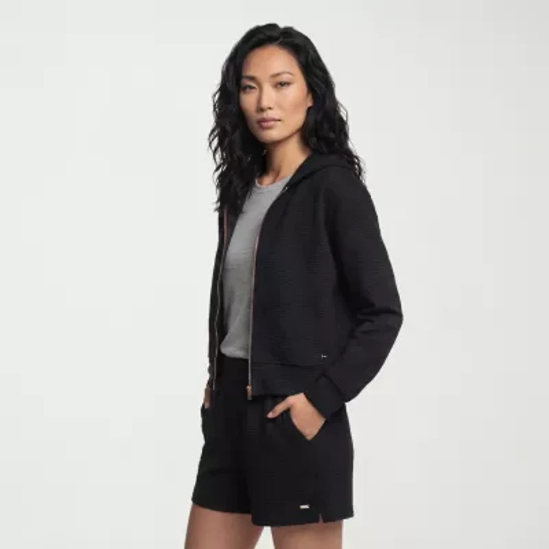 Skechers Womens Diamond Full-Zip  Jacket - Cozy Fit