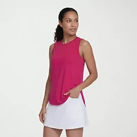 Skechers Womens Crew Neck Sleeveless Active Tank Top