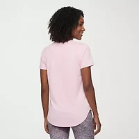Skechers Womens Round Neck Short Sleeve Quick Dry Active T-Shirt