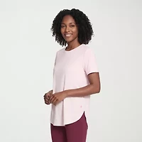 Skechers Womens Round Neck Short Sleeve Quick Dry Active T-Shirt