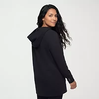 Skechers Womens Hooded Long Sleeve Open Front Cardigan