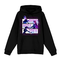 K-Pop Demon Hunters Womens Juniors Long Sleeve Fleece Hoodie