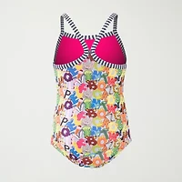 Dolfin Toddler & Little Girls Easy-on + Easy-off One Piece Swimsuit