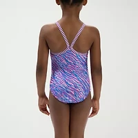 Dolfin Little & Big Kid Girls Easy-on + Easy-off Animal One Piece Swimsuit