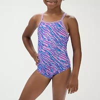 Dolfin Little & Big Kid Girls Easy-on + Easy-off Animal One Piece Swimsuit