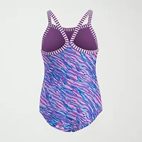 Dolfin Little & Big Kid Girls Easy-on + Easy-off Animal One Piece Swimsuit