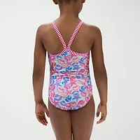 Dolfin Little & Big Kid Girls Easy-on + Easy-off One Piece Swimsuit