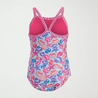 Dolfin Little & Big Kid Girls Easy-on + Easy-off One Piece Swimsuit