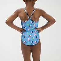 Dolfin Little & Big Kid Girls Easy-on + Easy-off Animal One Piece Swimsuit
