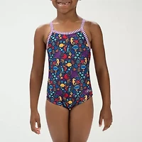 Dolfin Toddler Girls Easy-on + Easy-off One Piece Swimsuit