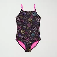 Thereabouts Little & Big Kid Girls Striped One Piece Swimsuit