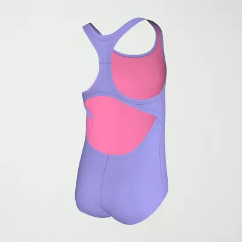 Nike Little Girls Long Sleeve One Piece Swimsuit