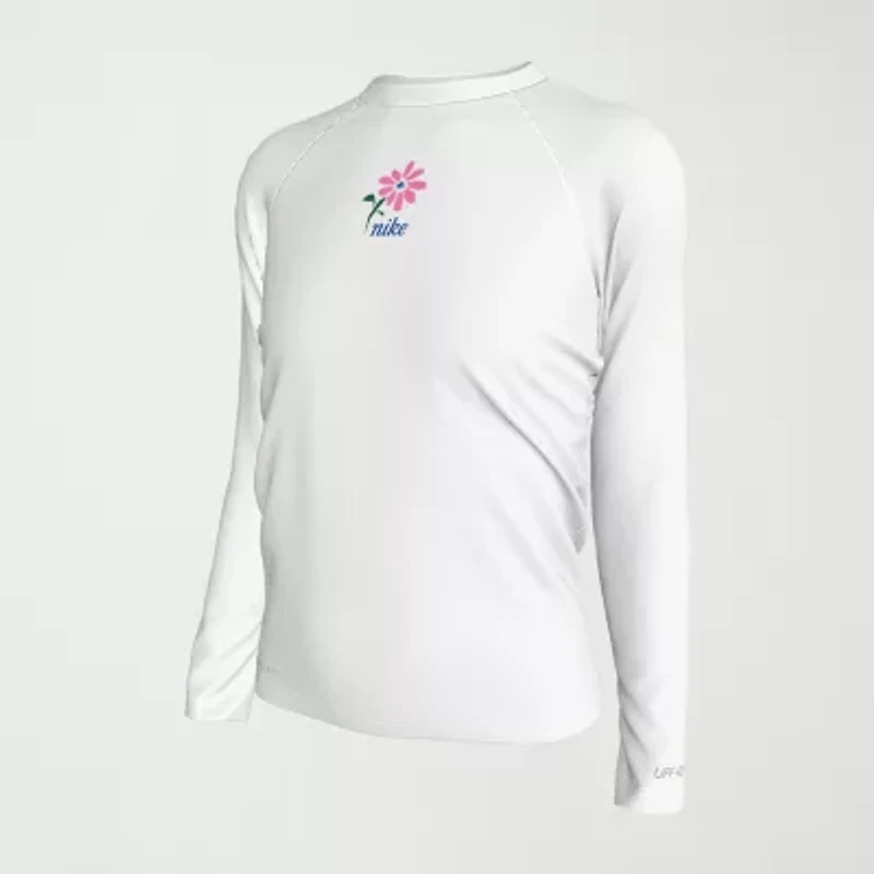 Nike Little & Big Kid Girls Long Sleeve One Piece Swimsuit