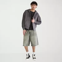 AEROPOSTALE Cloud Soft Graphic Mens Long Sleeve Fleece Zipper Hoodie