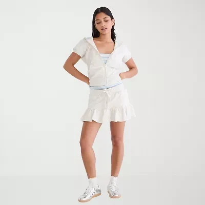 AEROPOSTALE Womens Juniors Fleece Skort