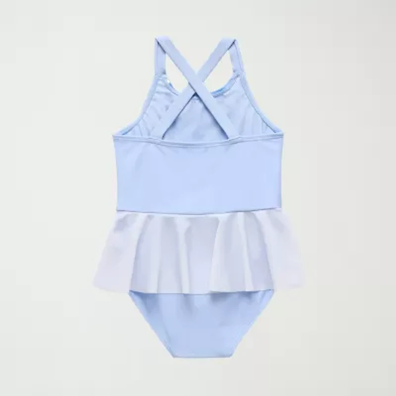 Disney Collection Toddler Girls Cinderella Princess One Piece Swimsuit