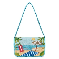 SOL and MER Beaded Vacation Shoulder Bag