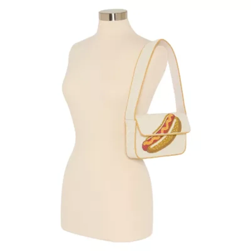 SOL and MER Beaded Hot Dog Shoulder Bag