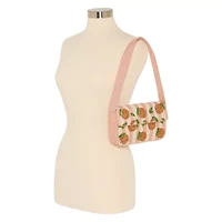 SOL and MER Beaded Peaches Shoulder Bag