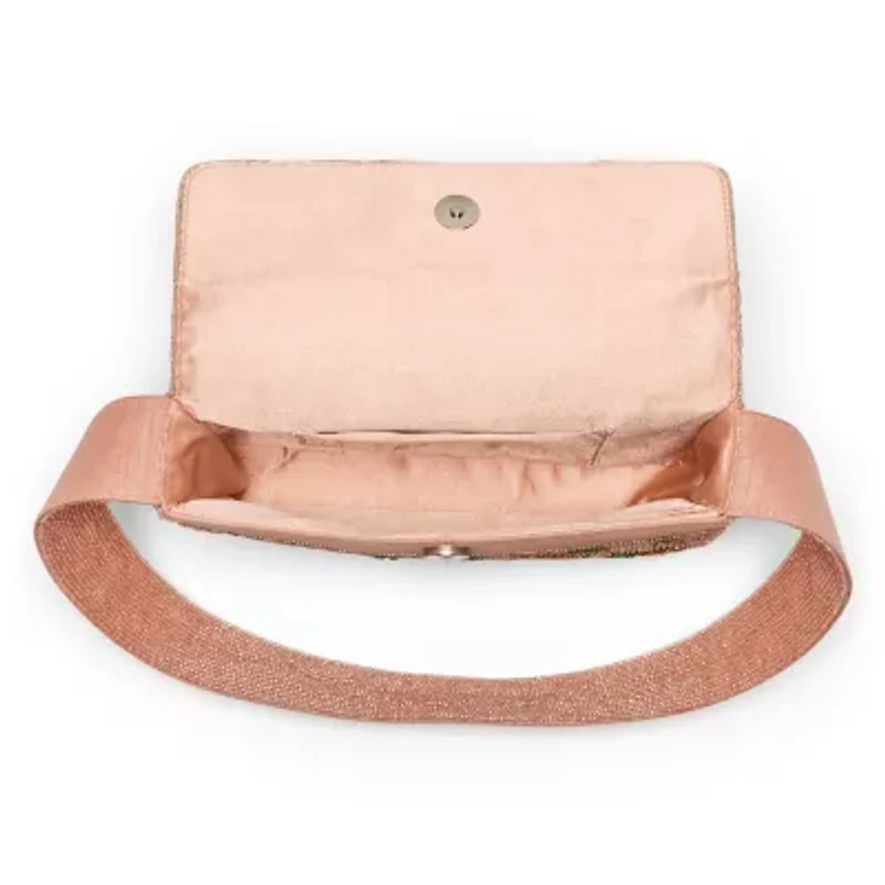SOL and MER Beaded Peaches Shoulder Bag