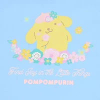 Pompompurri Boyfriend Tee Womens Juniors Crew Neck Short Sleeve Regular Fit Hello Kitty Graphic T-Shirt