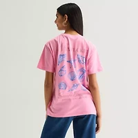 Nantucket Boyfreind Tee Womens Crew Neck Short Sleeve Regular Fit Graphic T-Shirt