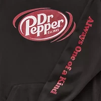 Dr Pepper Womens Juniors Long Sleeve Fleece Hoodie