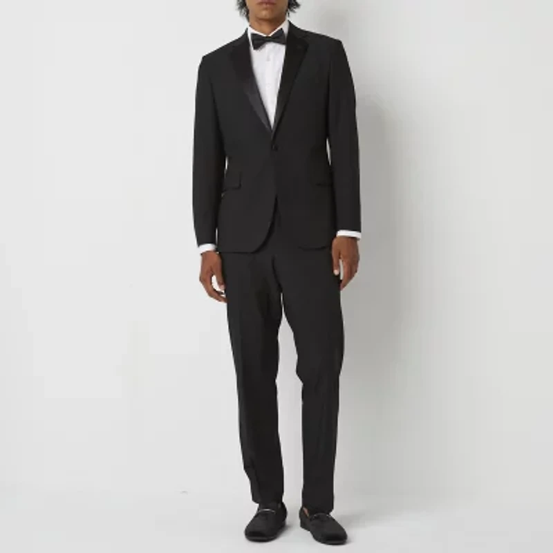 J. Ferrar Mens Ultra Comfort Tux Stretch Fabric Classic Fit Tuxedo Jacket