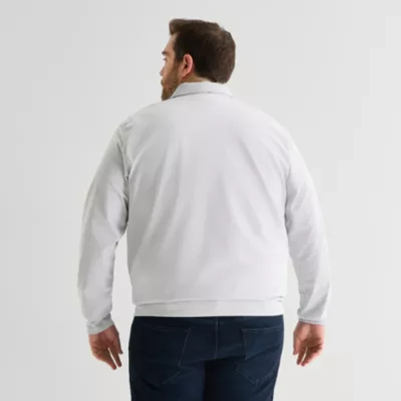 Shaquille O'Neal XLG™ Tricot Mens Big and Tall Lightweight Track Jacket