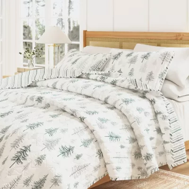 Linery Rustic Winter Quilt Set