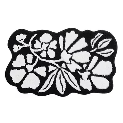 Home Expressions Dazed Floral Bath Rug