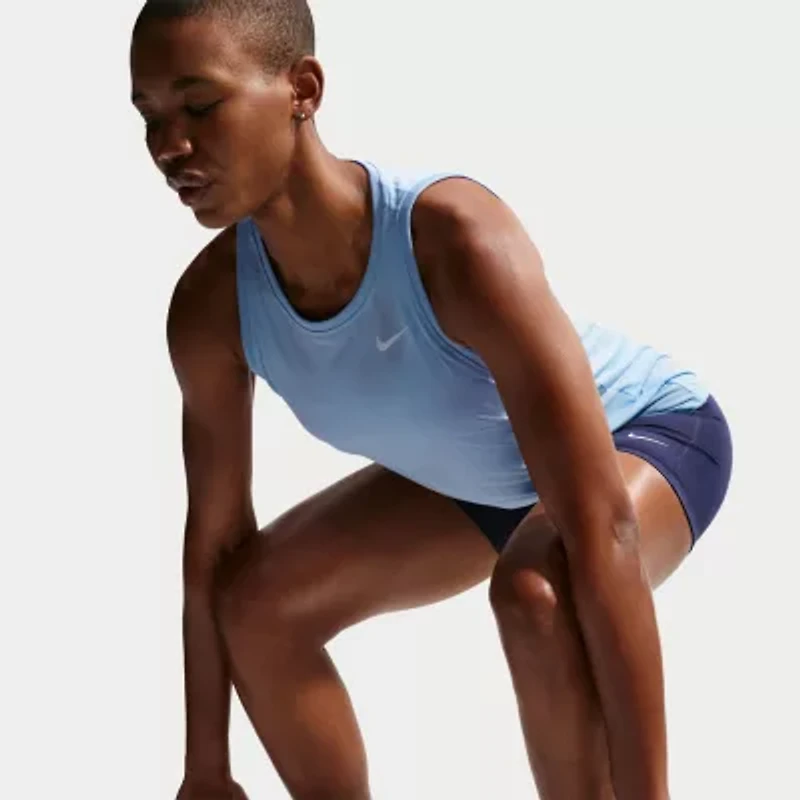 Nike Womens Crew Neck Sleeveless Tank Top