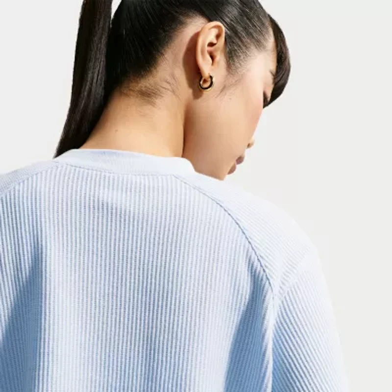 Nike Womens Long Sleeve Regular Fit Henley Shirt