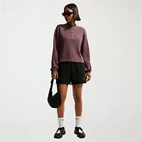 Nike Womens Long Sleeve Regular Fit Henley Shirt