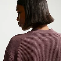 Nike Womens Long Sleeve Regular Fit Henley Shirt