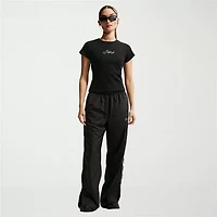 Nike Womens Crew Neck Short Sleeve Crop Top