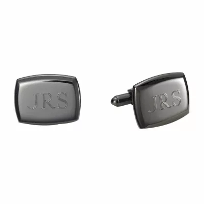 Personalized Gunmetal Cufflinks