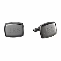 Personalized Gunmetal Cufflinks