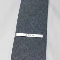 Personalized Sterling Silver Tie Bar