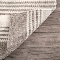 nuLoom Flatweave Rivka Stripes Rectangular Rug