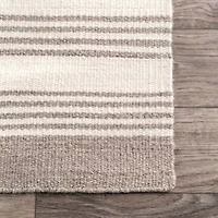 nuLoom Flatweave Rivka Stripes Rectangular Rug
