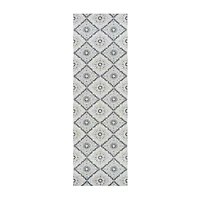 Couristan Brindisi Geometric Indoor Outdoor Rectangular Accent Rug