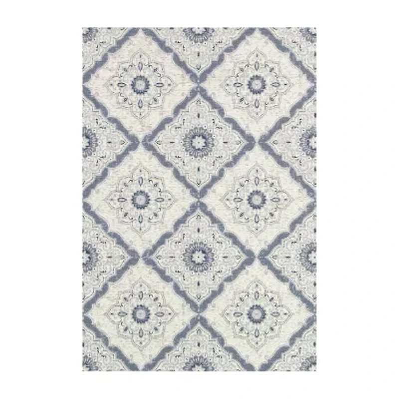 Couristan Brindisi Geometric Indoor Outdoor Rectangular Accent Rug