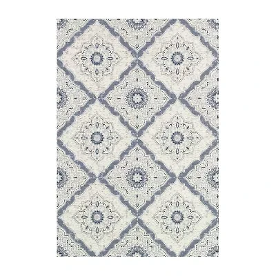 Couristan Brindisi Geometric Indoor Outdoor Rectangular Accent Rug