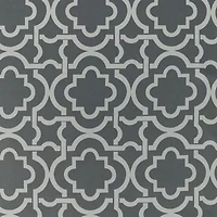 Sun Zero Barnett Trellis Grommet Top Energy Saving Blackout Single Curtain Panel