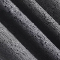 Sun Zero Noir Dimensional Thermal Extreme Grommet Top Energy Saving 100% Blackout Single Curtain Panel