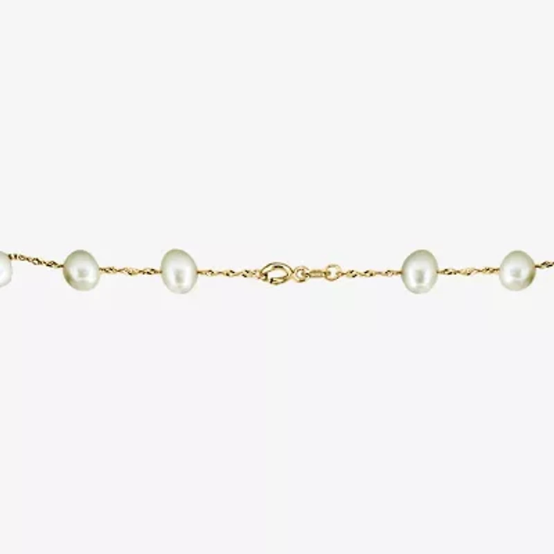 Effy  Womens White 18 Inch Strand Necklace