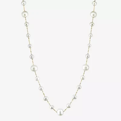 Effy  Womens White 18 Inch Strand Necklace