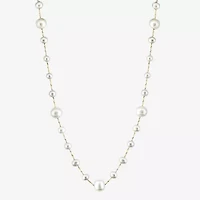 Effy  Womens White 18 Inch Strand Necklace