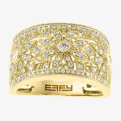Effy Final Call Womens 1/5 CT. Natural Diamond 14K Gold Band